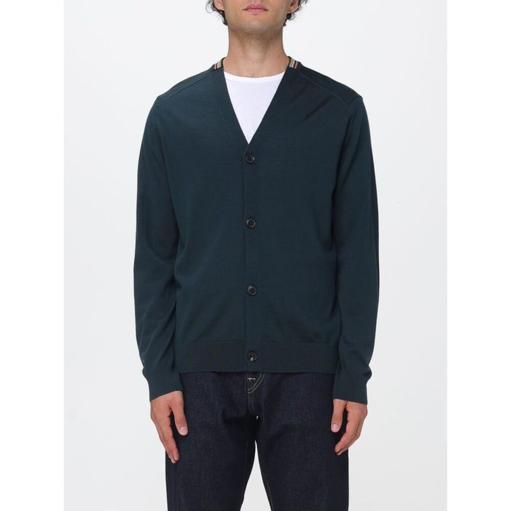 Paul Smith Men Paul Smith V-Neck Pure Merino Wool Cardigan